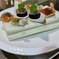 Starter nibbles at Mallory Court in Leamington Spa