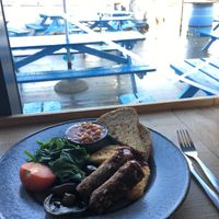 Vegan breakfast   at Cafe Mylor in Falmouth