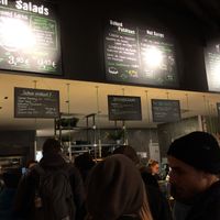 Lantern style servery at Little Green Rabbit - Checkpoint Charlie in Berlin