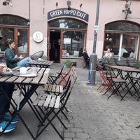 From the outside at Green Hippo in Helsinki