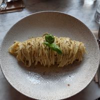 Avocado pasta at Green Hippo in Helsinki