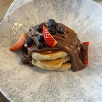 Pancakes   at Green Hippo in Helsinki