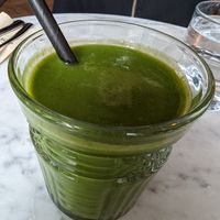 Green smoothie at Green Hippo in Helsinki