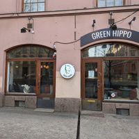 Outside at Green Hippo in Helsinki
