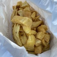 Large chips  at Sutton and Sons in London