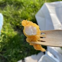 Vegan battered calamari  at Sutton and Sons in London