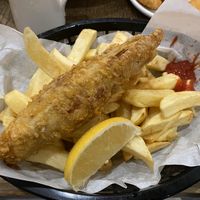 Vegan fish and chips at Sutton and Sons in London