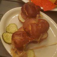 Vegan sliders with beyond meat at Melody in Los Angeles