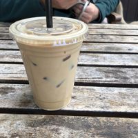 Soy latte at Argonaut Espresso Bar in Leavenworth