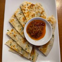 scallion pancake   at Dumplings N More in San Diego