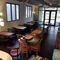 Indoor seating at Live! in Pensacola