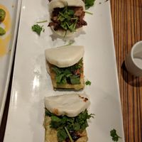 Open dumpling with squash appetizer at Fang Restaurant in San Francisco