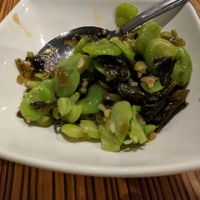 Broad beans at Fang Restaurant in San Francisco