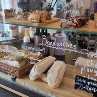 Sandwiches on offer at Gaard Coffee Hide in Sheffield