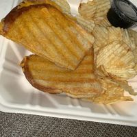 Vegan Grilled Cheese with Vegan Ranch  at Culture Coffee & Tea Bar in Virginia Beach