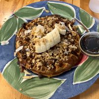 Chocolate craze waffle  at Culture Coffee & Tea Bar in Virginia Beach