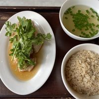 Vegan chicken rice  at Privé - Asian Civilisation Museum  in Central Singapore