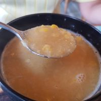 Corn soup at Privé - Asian Civilisation Museum  in Central Singapore