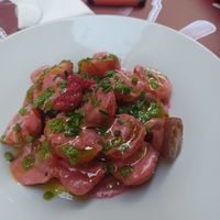 Tapa de tomates cherry at La Cuisine Comptoir in Collioure