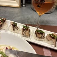 Shiitake sushi  at La Cuisine Comptoir in Collioure