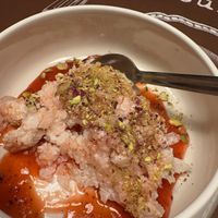 Delicious rice pudding  at La Cuisine Comptoir in Collioure