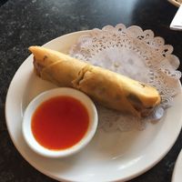 Spring Roll at Buddha's Vegan Restaurant in Toronto