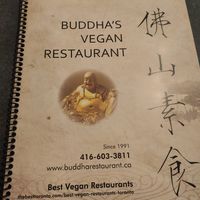  at Buddha's Vegan Restaurant in Toronto