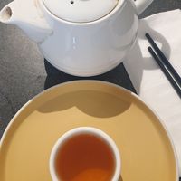 Tea complimentary at Buddha's Vegan Restaurant in Toronto