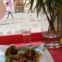 Yum bun, ssäm and bhangra taco! at Taku-Taku in Stockholm
