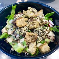 Crunchy Avocado Caezar - so good! at Taku-Taku in Stockholm