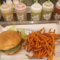 BBQ jackfruit burger at Taku-Taku in Stockholm