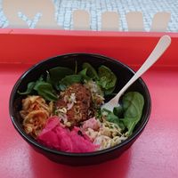 Tempeh Katsu Bowl at Taku-Taku in Stockholm