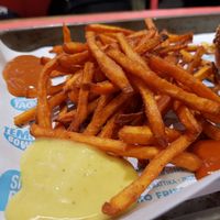 Sweet potato fries at Taku-Taku in Stockholm