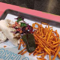 Burrito menu at Taku-Taku in Stockholm