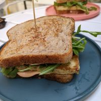 Breakfast sandwich at LB Kitchen in Portland