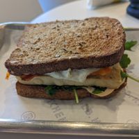 Vegan breakfast sandwich at LB Kitchen in Portland