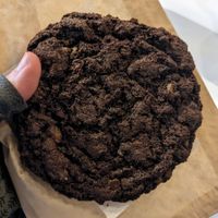 Double chocolate cookie at LB Kitchen in Portland