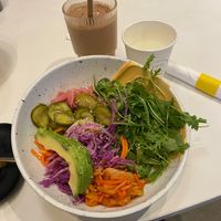 The LB Bowl and Boyfriend Shake  at LB Kitchen in Portland