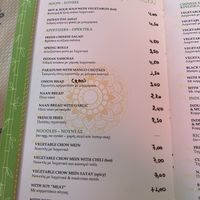 Vegan menu  at Asian Wok in Kos