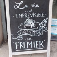 Have dessert first. 😋 at Zoï Kitchen - La Boutique in Lyon