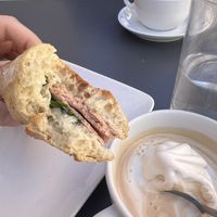 The Frenchie sandwich and affogato  at Zoï Kitchen - La Boutique in Lyon