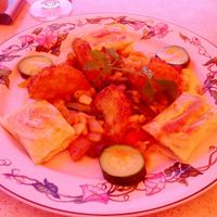 Vegan maultaschen at Pfaff in Triberg