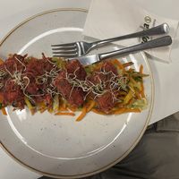 Red lentils with vegetables  at Cojzla in Ljubljana