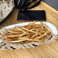 The big fries at German Street Food in Medellin