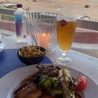 Tofu and fries 🍟   at Safari in Portimao