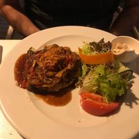 Hambúrguer de quinoa at Safari in Portimao