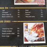 Side dish at Burger Me at Wilsons in Phuket