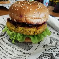 Herbivore burger (vegan) at Burger Me at Wilsons in Phuket