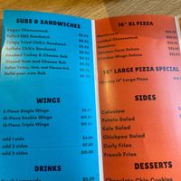 Menu at The Greener Kitchen in Baltimore