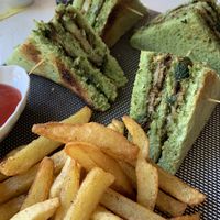 Veg sandwich w/o cheese at Bibo in Mandalay